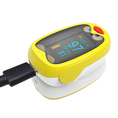 Pulse Oximeter for Kids, USB Rechargeable Blood Oxygen Meter Baby Available, Portable Pulse Detector Specially Designed for Children