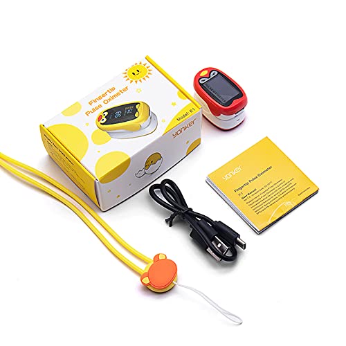 Pulse Oximeter for Kids, USB Rechargeable Blood Oxygen Meter Baby Available, Portable Pulse Detector Specially Designed for Children