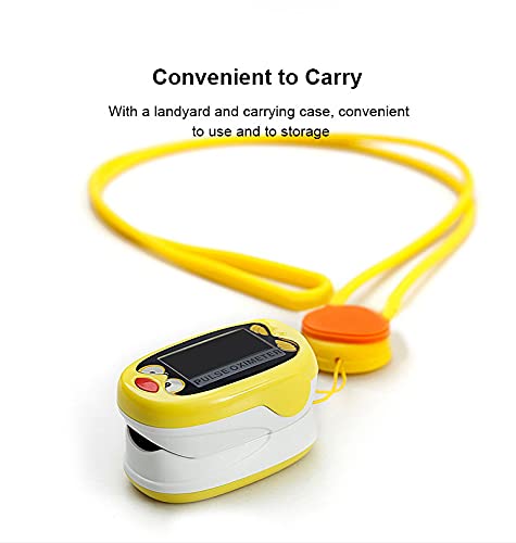 Pulse Oximeter for Kids, USB Rechargeable Blood Oxygen Meter Baby Available, Portable Pulse Detector Specially Designed for Children