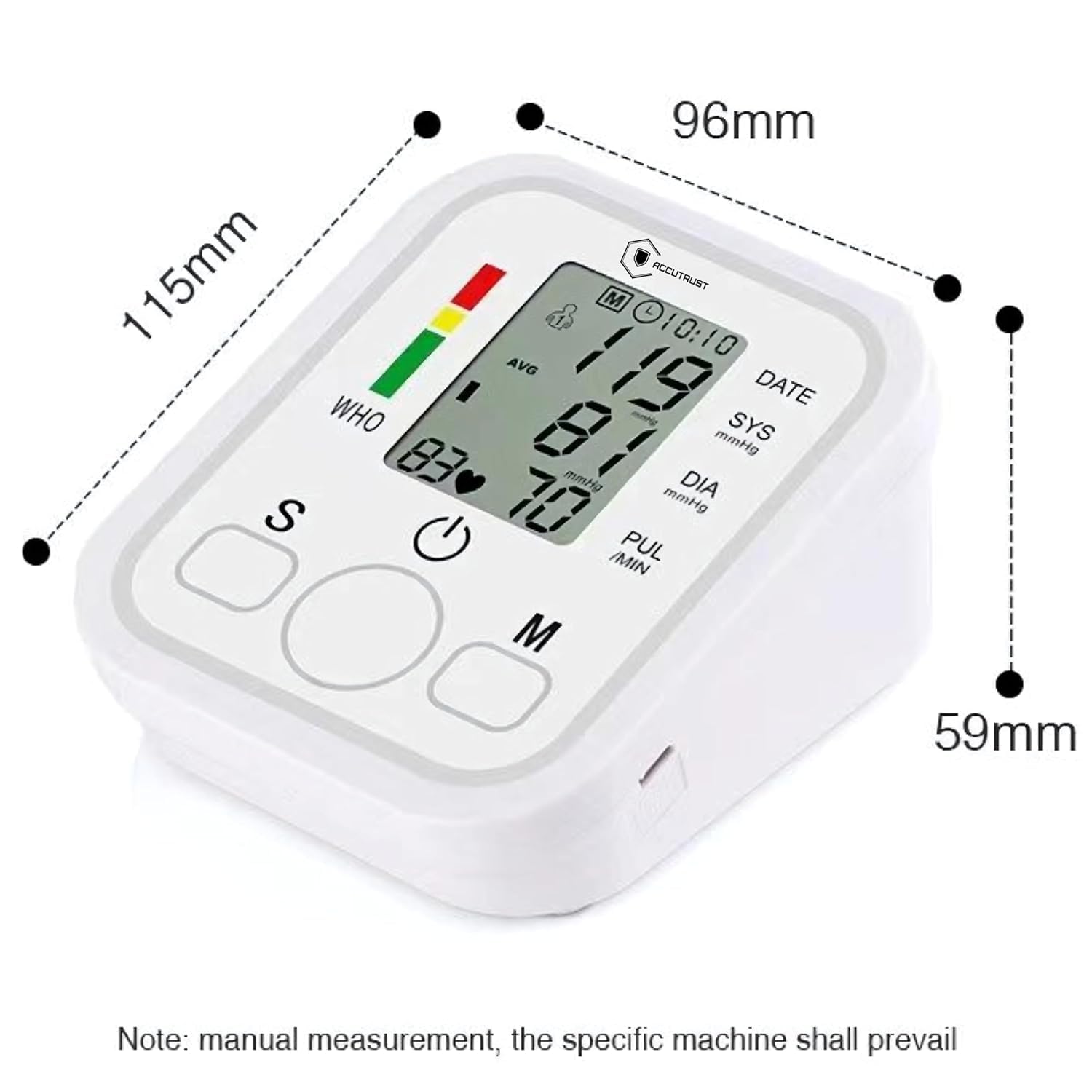 Digital Fully Automatic Upper Arm Blood Pressure Checking Monitor with Talking Function Intellisense Technology Cuff Kit for Home Best Accurate Measurement