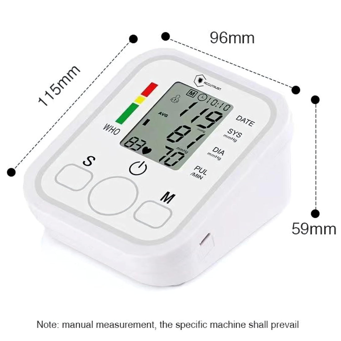 Digital Fully Automatic Upper Arm Blood Pressure Checking Monitor with Talking Function Intellisense Technology Cuff Kit for Home Best Accurate Measurement